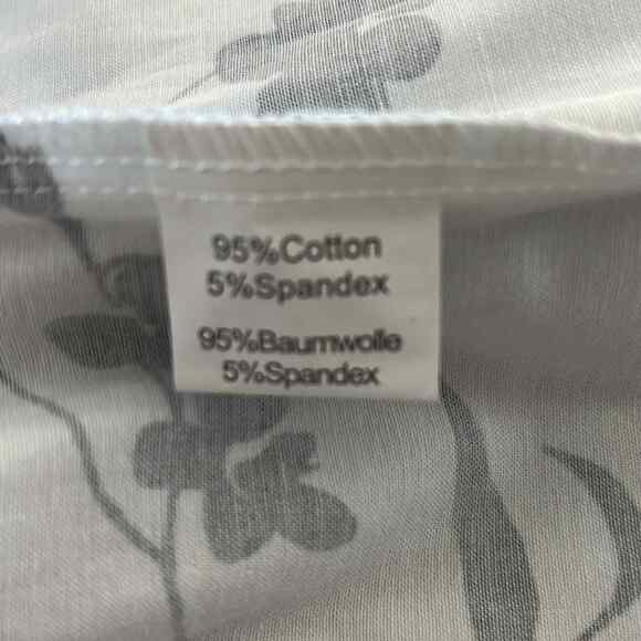 Grace‎ Karin Dress Womens Small Black White Floral Fit & Flare Retro Tea Dress - Picture 6 of 7